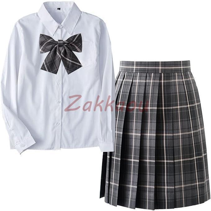 コスプレ 制服 セーラー服 お得なフル3点セット 可愛い 大人 女子高生 【お値下げ若干可・新品未使用】yoriセーラーリボンシャツ