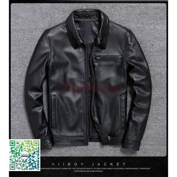 メンズ革ジャン 本革 秋冬 レザージャケット ライダースジャケット