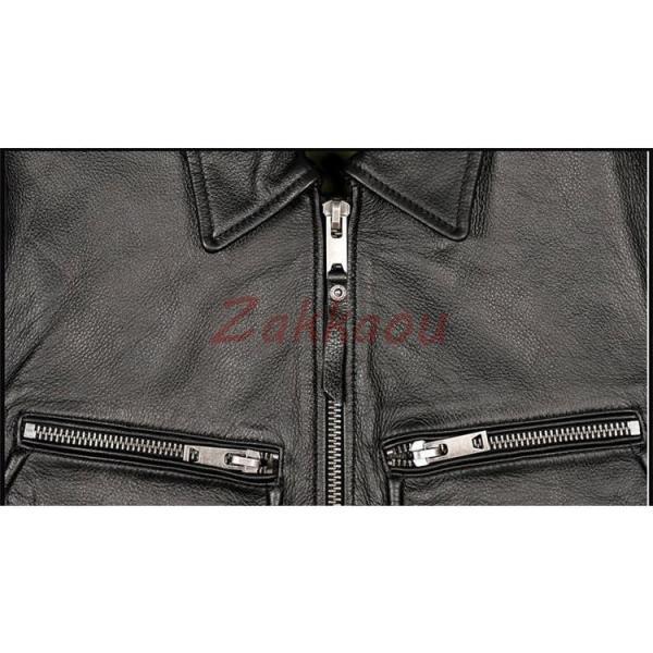 メンズ革ジャン 本革　秋冬　レザージャケット ライダースジャケット バイクウェア シングル 男性用　上品　防寒防風 メンズ革ジャン 本革 秋冬 レザージャケット ライダースジャケット