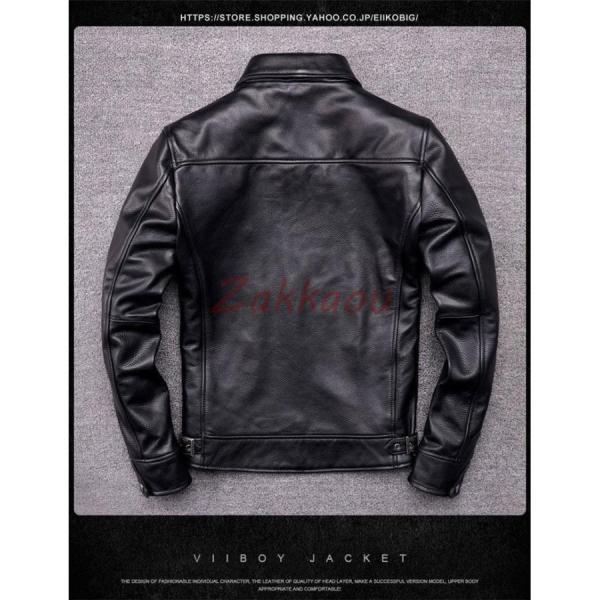 メンズ革ジャン 本革 秋冬 レザージャケット ライダースジャケット