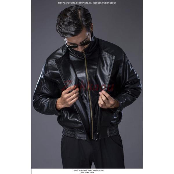 メンズ革ジャン 本革 秋冬 レザージャケット ライダースジャケット