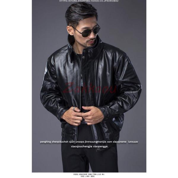 メンズ革ジャン 本革 秋冬 レザージャケット ライダース