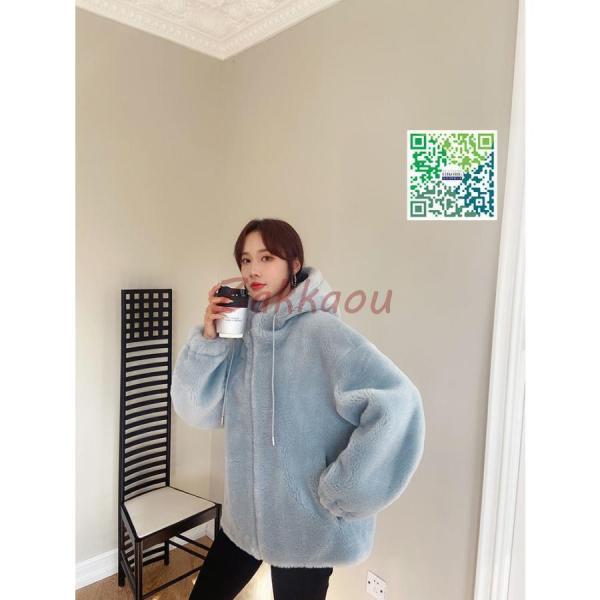 秋冬 レディース ファーコート 毛皮コート ボアジャケット　ボアコート　レディースコート フェイクファー アウター ジャケット　暖かい OL　通勤　_5