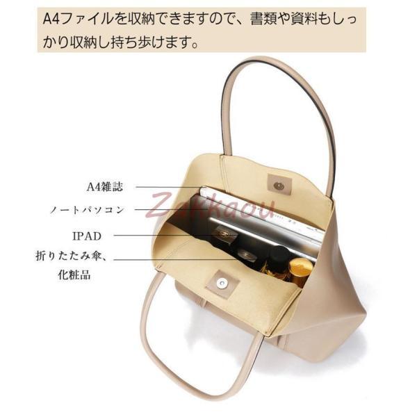 本革　トートバッグ　レディース　レザーバッグ　ショルダーバッグ 革バッグ　かばん　通勤 通学　大人　20代30代40代50代_4