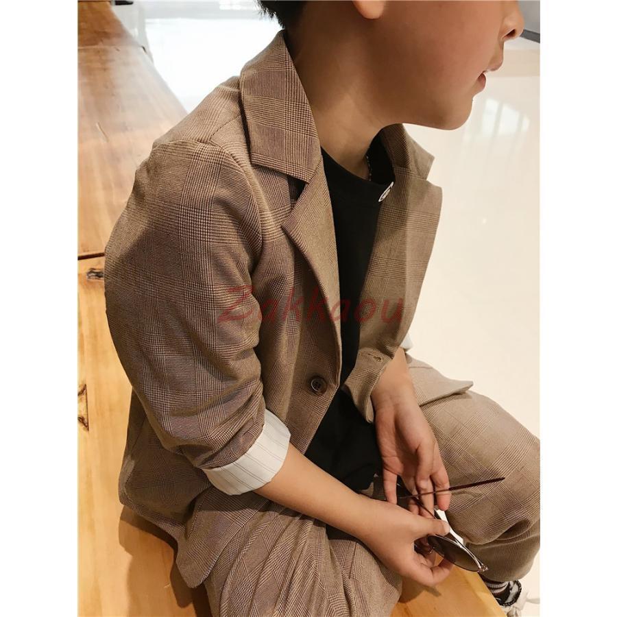 スーツ　子供服　男の子　キッズ　ジュニア　タキシード　フォーマル　卒業スーツ　ピアノ　発表会　結婚式　入学式　卒業式　七五三　セットアップ100-160の画像