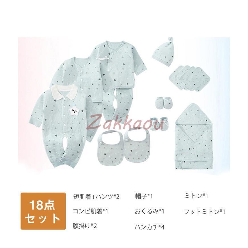 25/24/22/18点セット新生児肌着セット 敏感肌 ベビー服 ギフト ベビー