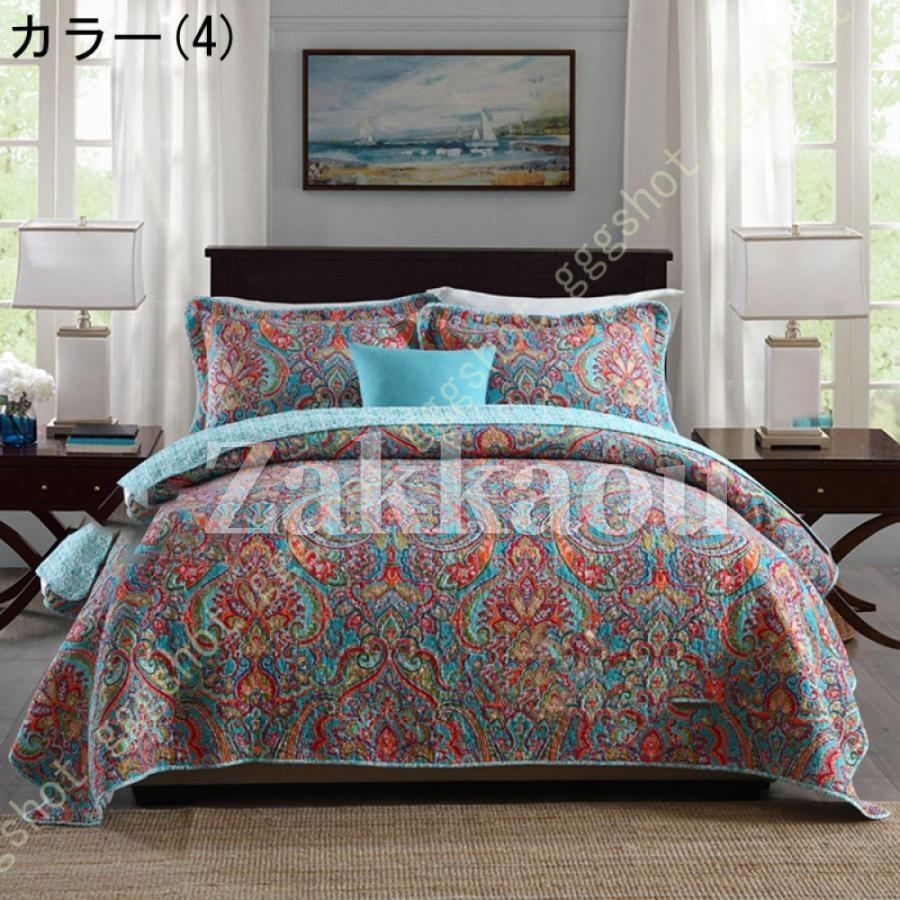 ベッドカバー ベッドスプレッド マルチカバー キルト おしゃれ