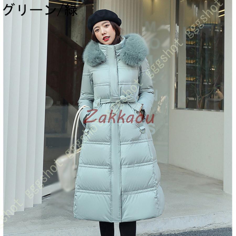 アウター ロング丈 ダウンコート 軽量 マキシ ダウン 保温 フード 防寒 可愛い 防風 冬 アウトドア シンプル レディース ミセス フォーマル 着痩せ デート | ブランド登録なし | 08