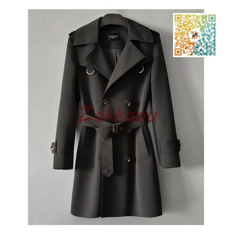 メンズトレンチコート コート 春秋冬 メンズ ジャケット ロング