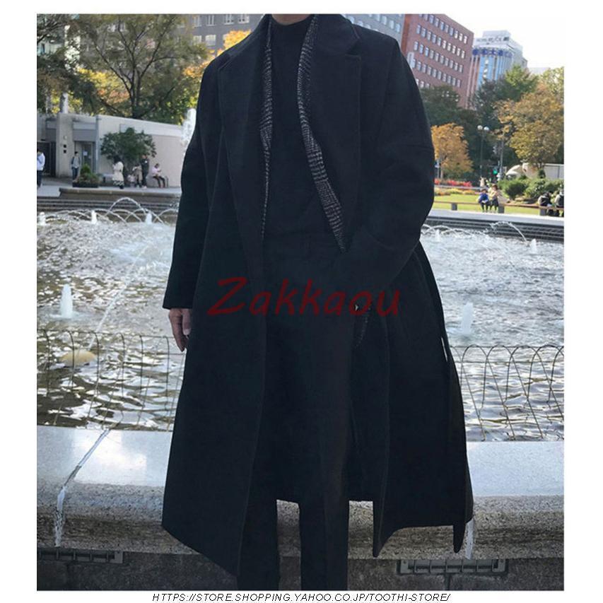 メンズチェスターコート　コート　春秋冬　メンズ　ロングコート　ジャケット　ロング丈　トップス　ビジネス　アウター 通勤　シンプル　紳士_4