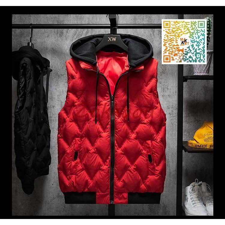 ダウンベスト メンズ 中綿ベスト 中綿ダウン フード付き