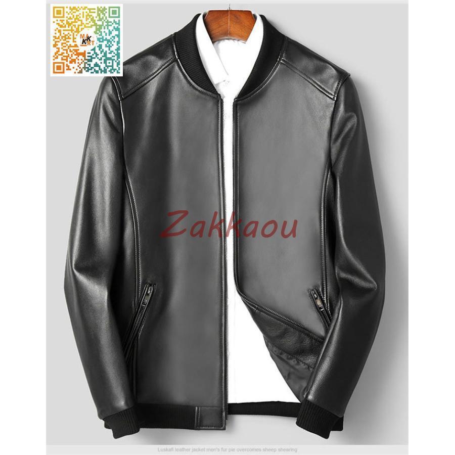 メンズ革ジャン 本革 秋冬 レザージャケット ライダース