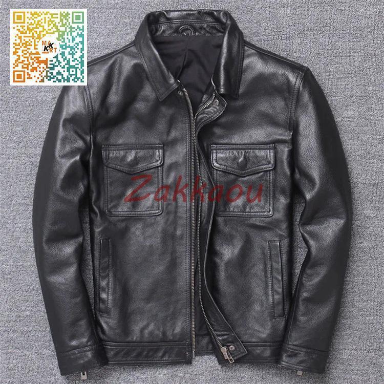 メンズ革ジャン 本革 秋冬 レザージャケット ライダース