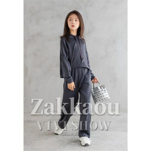 子供服 ジャージ レジャー セットアップ 女の子 運動着 上下セット パーカー+パンツ 2点セット キッズ スポーツウェア 長袖スウェット 通学着の画像