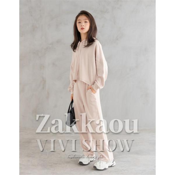 子供服 ジャージ レジャー セットアップ 女の子 運動着 上下セット パーカー+パンツ 2点セット キッズ スポーツウェア 長袖スウェット 通学着の画像