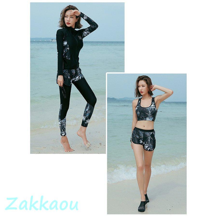 水着セット セパレート レディース メンズ フィットネス ボタニカル