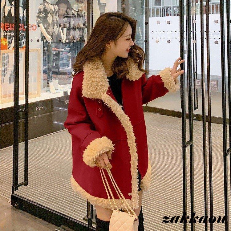 オンライン特販　ムートンコート（韓国製）Mサイズ