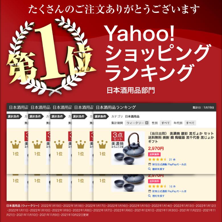 当日出荷 美濃焼 銀彩 黒ぢょか セット 送料無料 焼酎 燗 陶磁器 黒千代香 黒じょか ギフト 財宝公式通販 Paypayモール店 通販 Paypayモール