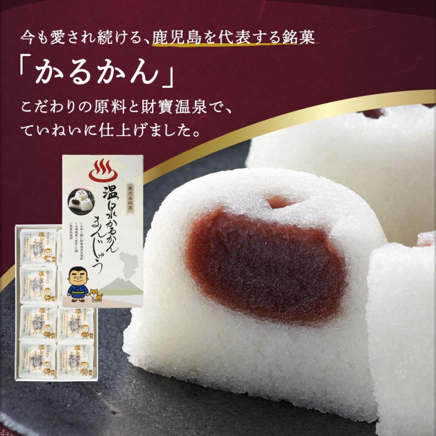 (ポイント2倍) かるかん 饅頭 まんじゅう ギフト 個包装 和菓子 8個入 2箱 16個 鹿児島 お菓子 贈り物 | 財宝 | 03