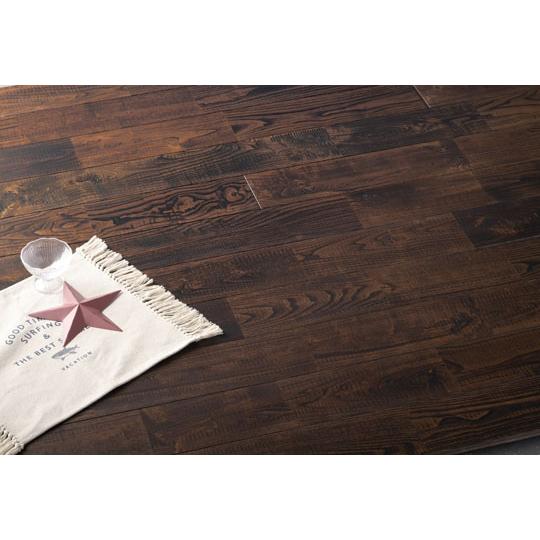 1-619-new ウ）栗クリ アンティーク調 無垢 フローリング材 古材風古