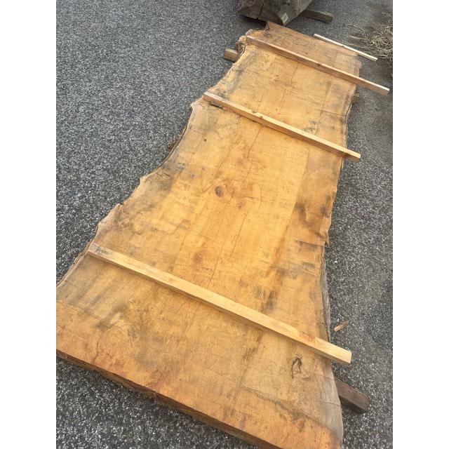 4-1257 銘木 榧カヤ 巨大幅830 杢 カウンター テーブル 天板 一枚板