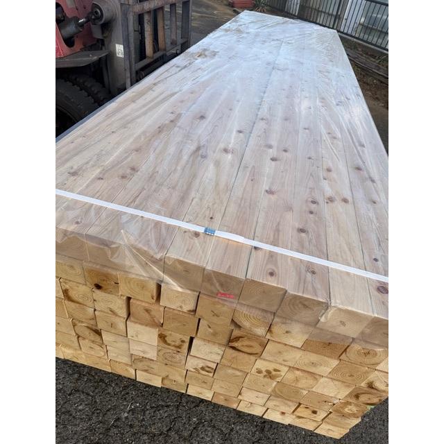 桧　未乾燥材　50枚で 桧KD材 間柱（乾燥材）（30×105×3000mm）(4枚入) ヒノキ ひのき 無