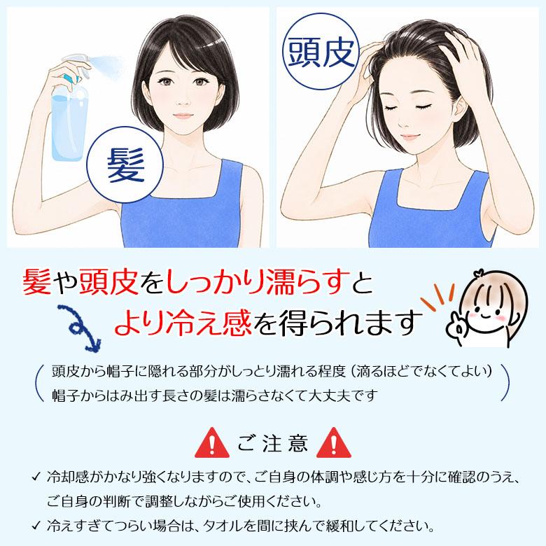 ひんやり帽子の交換用冷却ジェル【スリムタイプ2個(1セット)アレンジ用