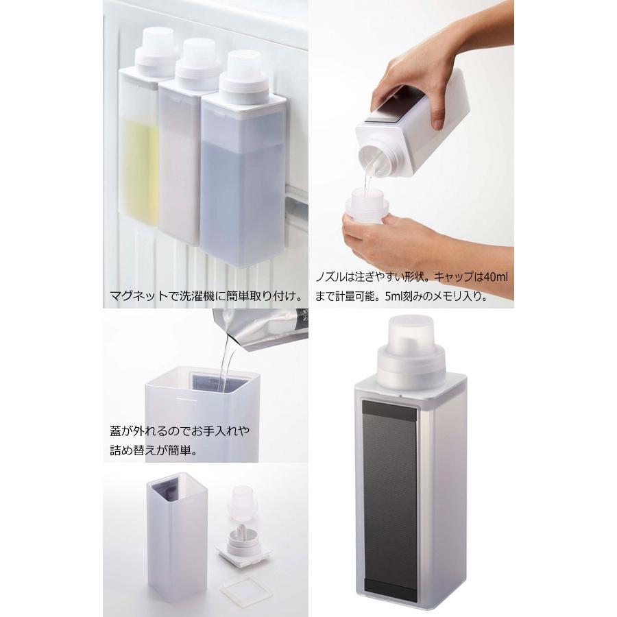 マグネット詰め替え用ランドリーボトル ミスト ホワイト Mist 洗濯用品 詰め替えボトル 詰め替え容器 半透明 磁石 おしゃれ 4854 山崎実業 Iw Yz Op 4854 ディアサーナ雑貨インテリアライフ 通販 Yahoo ショッピング