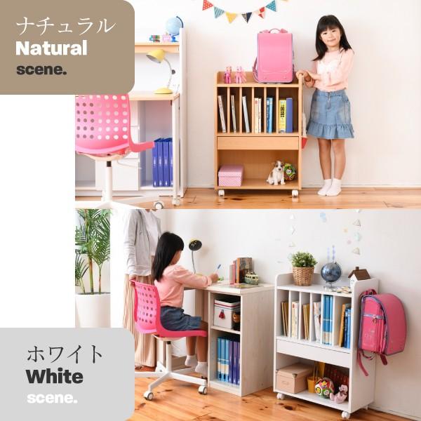1cmピッチ 文庫本収納ラック 幅90 省スペース スリム 本棚 高さ 180 cm 木製 リビングシェルフ 棚板 メモリ付きの画像