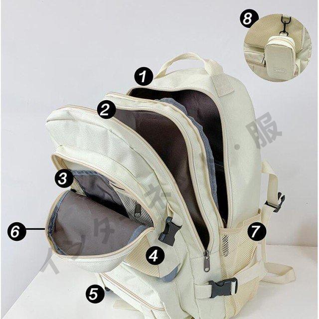 韓国風☆大容量 リュック 学生 通学 旅行リュックサック 男女兼用 レディース ファッション バッグ バックパック クリスマス ギフト 送料無料｜zairi168huku｜20