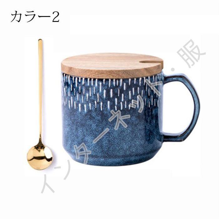 マグカップ 北欧 おしゃれ コーヒーカップ 大きい 陶器 ハンドメイド ティーカップ 大容量 コップ カフェマグ キッチン雑貨 食洗機/電子レンジ/冷蔵庫対応 2種類｜zairi168huku｜11