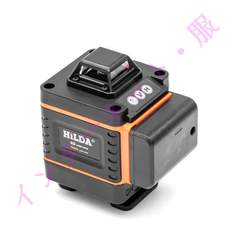 墨出し器 レーザー墨出し器 屋内・屋外兼用 水平器 赤外線 4D 360° 16