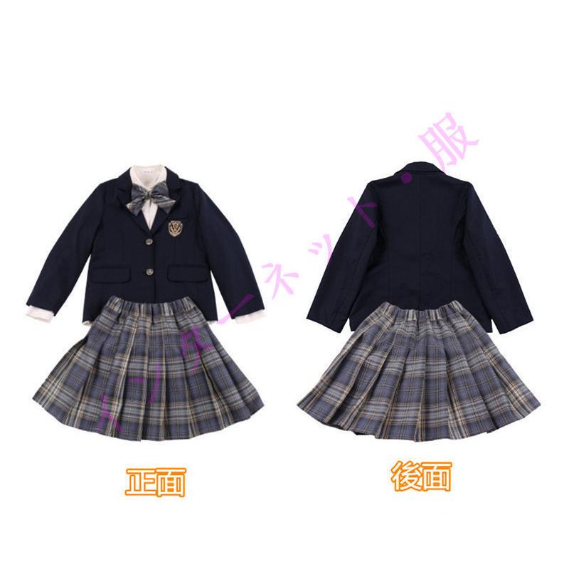 制服 ブレザー 女子 スクール 卒業式 小学校 4点セット 女の子 お受験