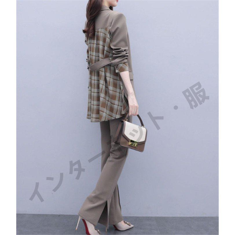 【美品　未使用に近い】ツイード調ロング丈テーラードジャケットパンツスーツ 楽天市場】スーツ パンツ フォーマル レディース 入学式 卒業式