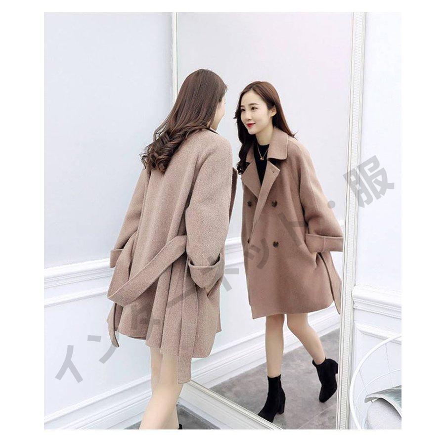 コート レディース アウター 秋冬 チェスターコート ミディアム丈