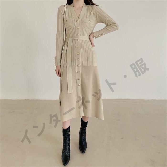 送料無料 ニットワンピース レディース ロングワンピース 春 秋 送料無料 ニットワンピース レディース ロングワンピース 春 秋