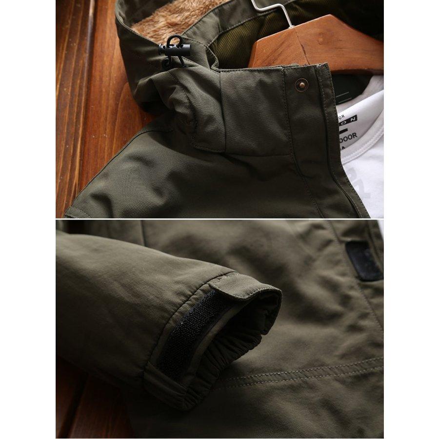 ミリタリージャケット メンズ ジャケット コート 冬 裏起毛 暖かい