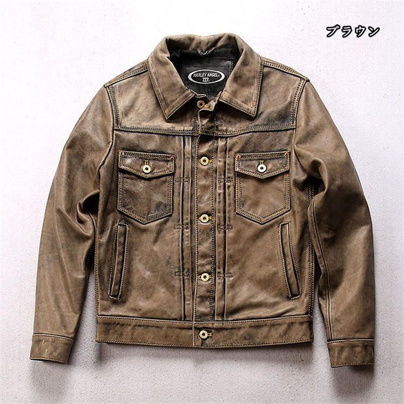 本革ジャケット ストーンウォッシュ 本革 牛革ジャケット 革 本革ジャケット ストーンウォッシュ 本革 牛革ジャケット 革