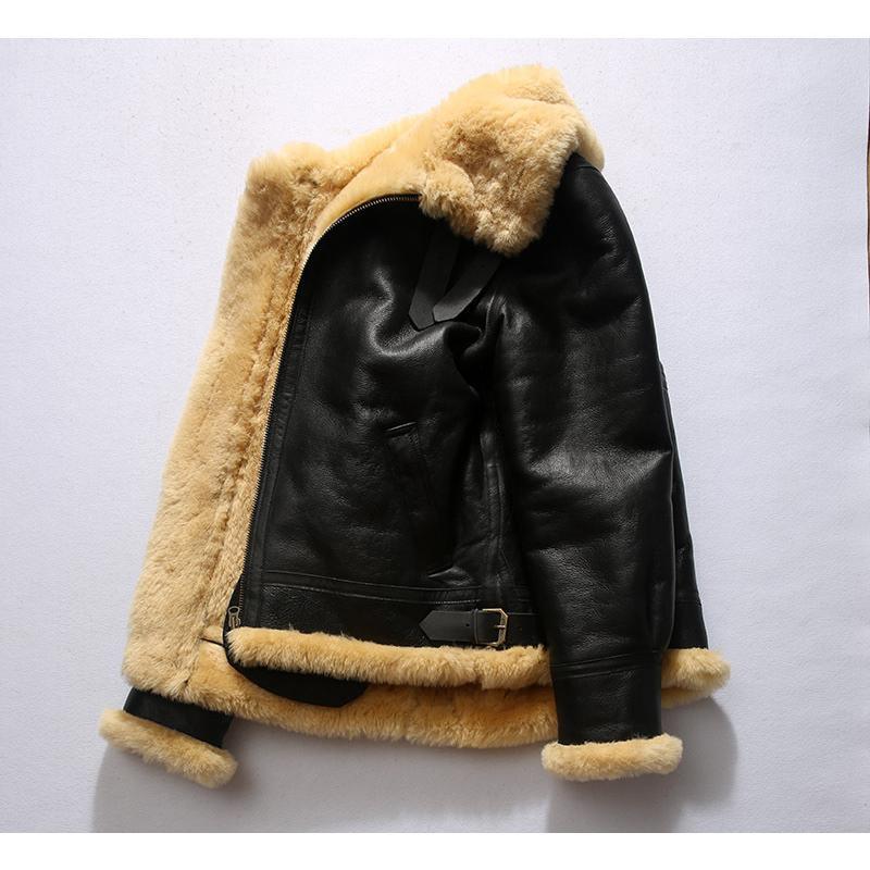 B-3ムートンジャケット ムートコート B3 フライトジャケット 革