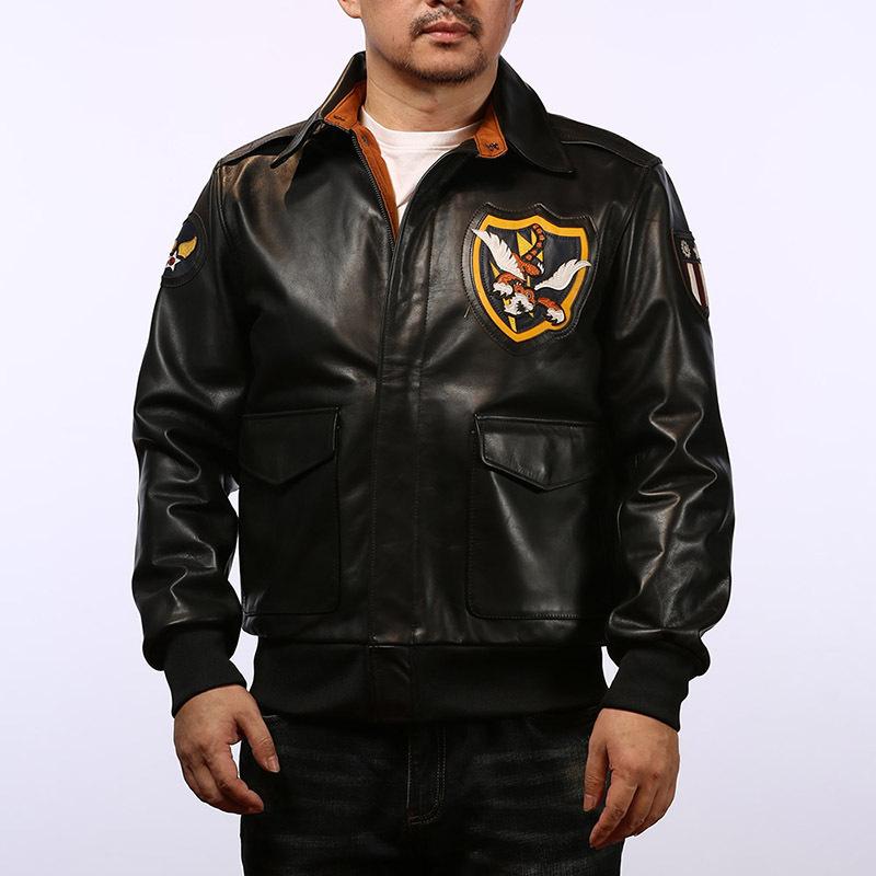 本革フライトジャケット ジャンパー 本革ジャケット 空軍服 ライダース