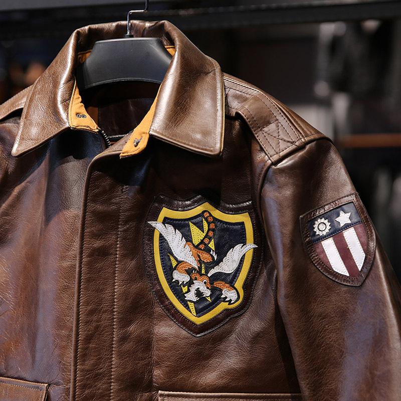 本革フライトジャケット ジャンパー 本革ジャケット 空軍服 ライダース
