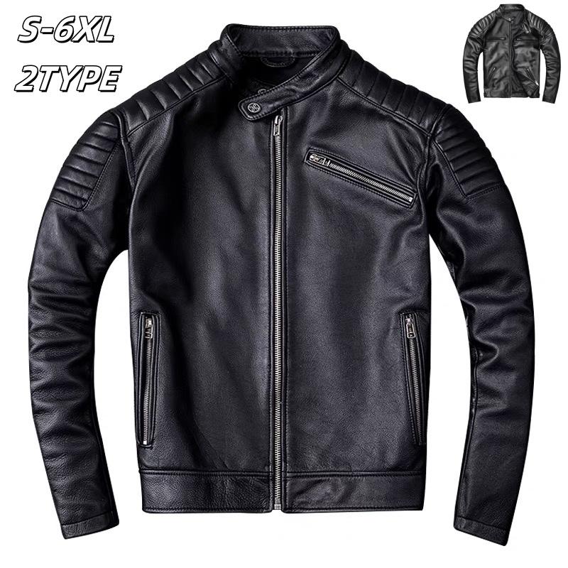 本革ジャケット ライダースジャケット 牛革 復古 ヴィンテージ