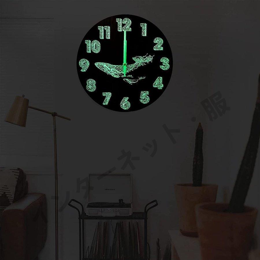 壁掛け時計 夜光時計 掛け時計 夜光 おしゃれ 木目調 静音 デジタル