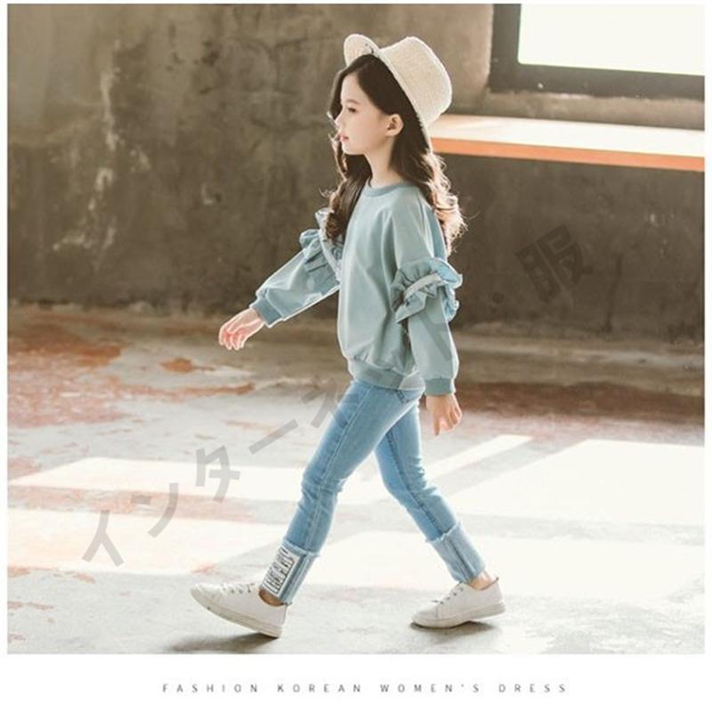 子供服 女の子 韓国子供服 セットアップ キッズ 秋服 長袖 トップス
