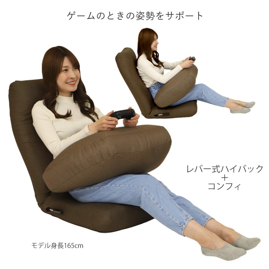 座椅子ヤマザキ ミラビーズ アームレストクッション コンフィ 日本製
