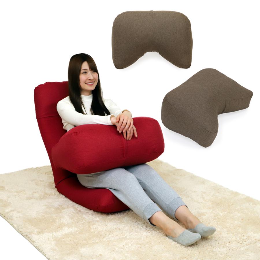 座椅子ヤマザキ ミラビーズ スマホ＆ゲーム アームレストクッション