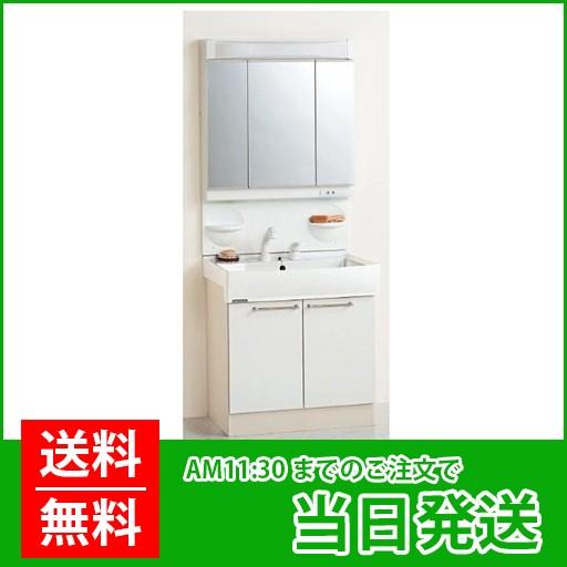 クリナップ:洗面化粧台 三面鏡ヒーターあり 間口750mm(化粧台 クリナップ:洗面化粧台 三面鏡ヒーターあり 間口750mm(化粧台