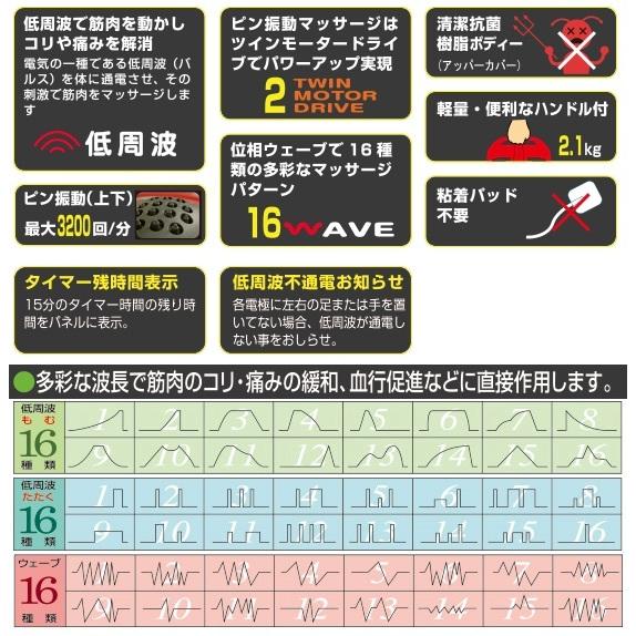 ハイブリッドマッサージャー カルファス・テラ 低周波/電気 ハイブリッドマッサージャー カルファス・テラ 低周波/電気