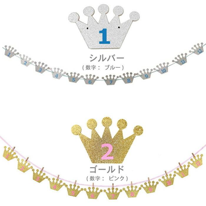 1歳 お誕生日 写真 フォトガーランド 12ヶ月 ファーストバースデー 月齢 装飾 お祝い 飾り付け