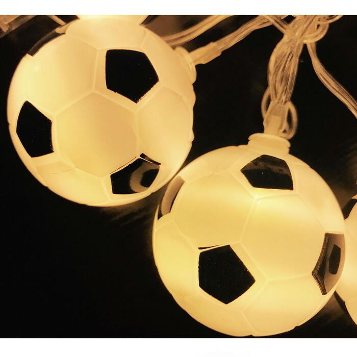 超人気 専門店 ガーランド サッカーボール Led 球 電池式 パーティー 飾り 男の子 女の子 サッカー試合観戦 ガーランドライト 光るおもちゃ 子供部屋 クリスマス お誕生日 Supplystudies Com